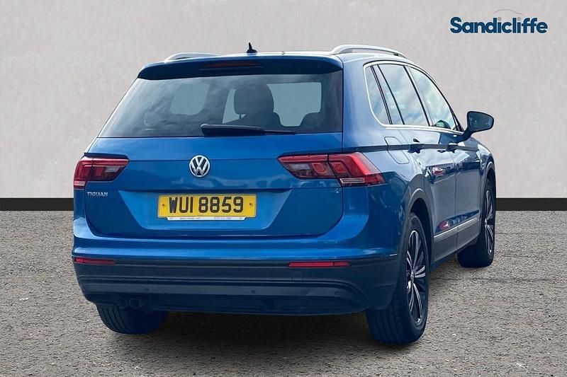 Second-hand VW Tiguan SE 150 CP (110 kW) 2018 Albastru SUV