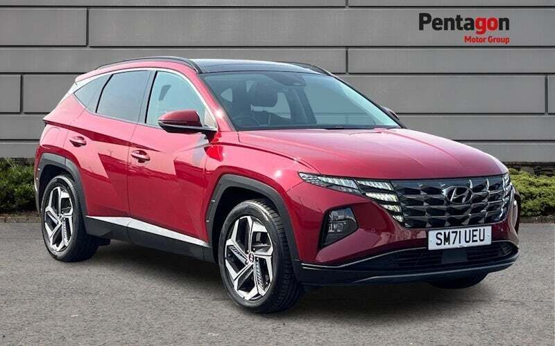 Red Used 2022 Hyundai Tucson Ultimate SUV | £23,411 (Fair price) - Image 1/4