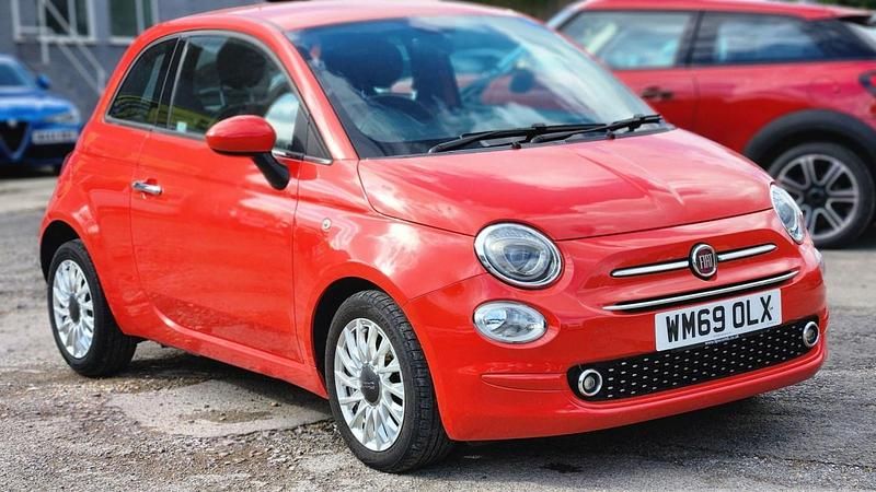 Pink Used 2020 Fiat 500 Lounge Hatchback | £7,100 (Fair price) - Image 1/4