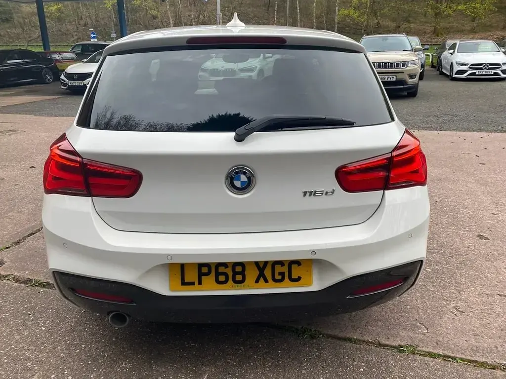 Used BMW 116 M Sport 116 HP (85 kW) 2019 White Hatchback