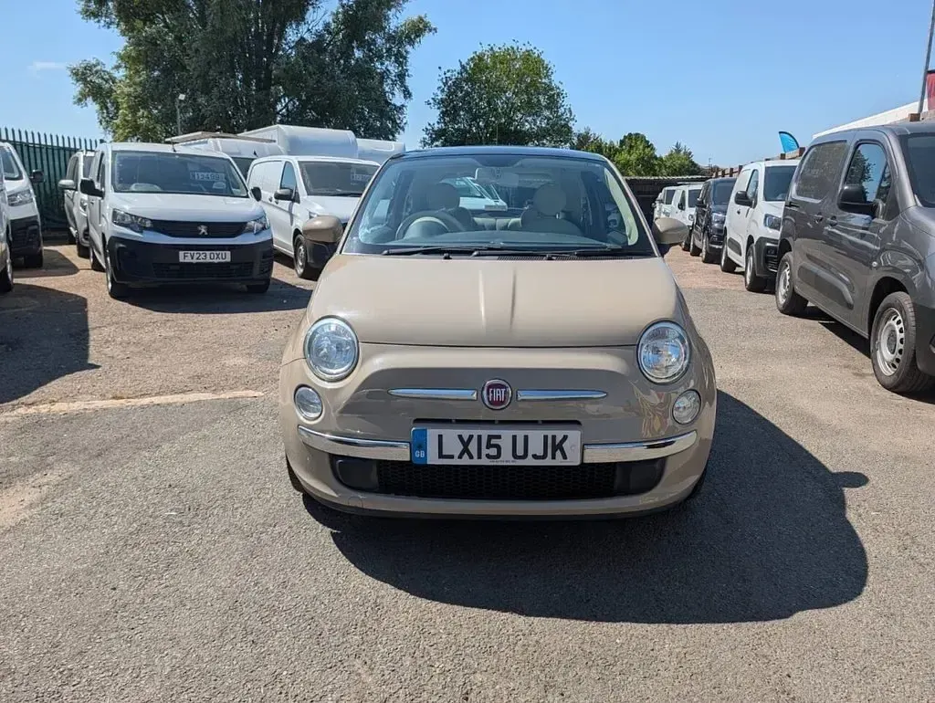 Used Fiat 500 Lounge 69 HP (50 kW) 2015 Beige Hatchback