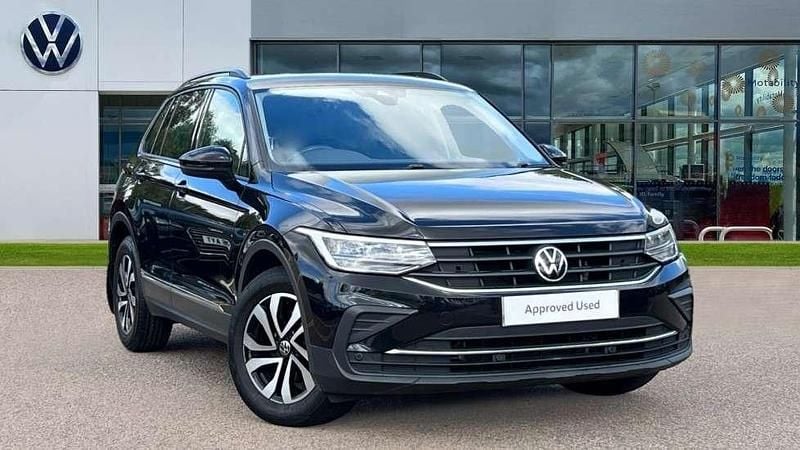 Black Used 2021 VW Tiguan Active SUV | £17,078 (Fair price) - Image 1/4