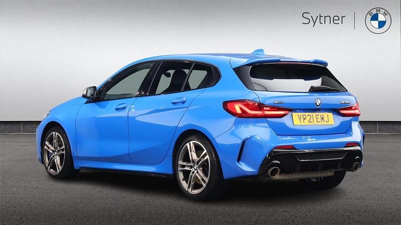 Used BMW M135 Shadowline 306 HP (225 kW) 2021 Blue Hatchback