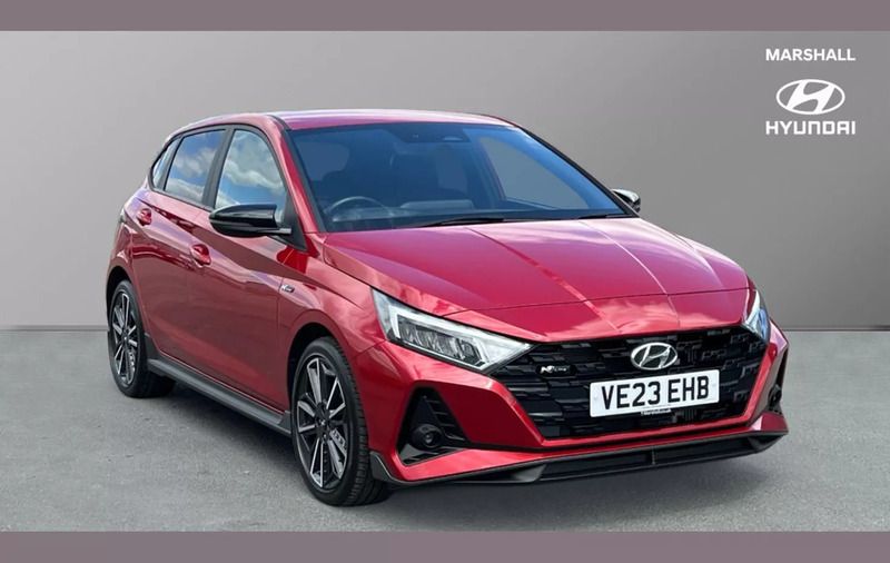Red Used 2023 Hyundai i20 N Line Hatchback | £16,929 (Fair price) - Image 1/4