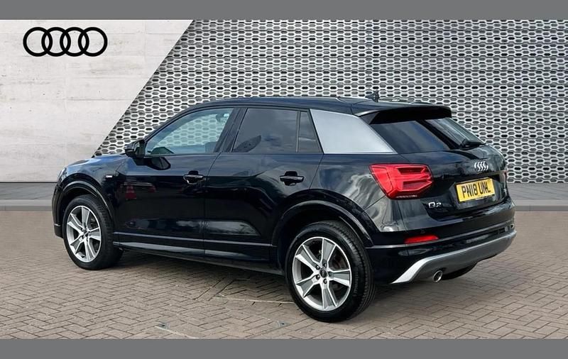 Used Audi Q2 S-Line 116 HP (85 kW) 2018 Mythos black, metallic SUV