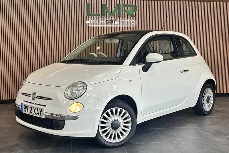 White Used 2012 Fiat 500 Lounge Hatchback | £3,150 (Good price) - Image 1/1