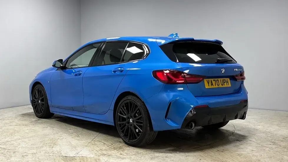 Used BMW 120 M Sport 190 HP (139 kW) 2021 Misano blue metallic Hatchback