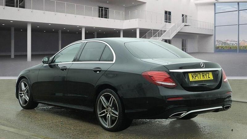 Used Mercedes E220 AMG line 194 HP (142 kW) 2017 Black Sedan