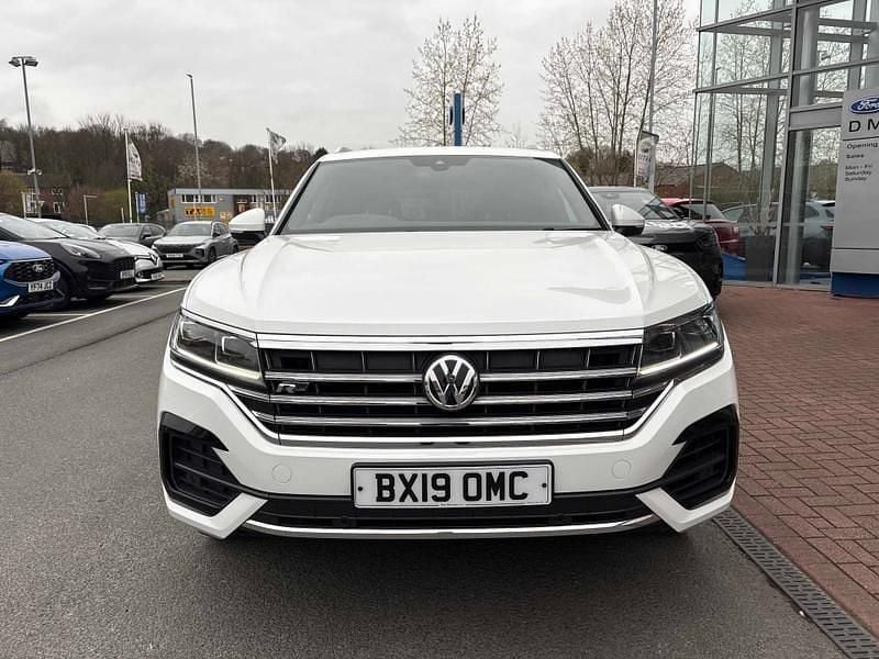 Used VW Touareg R-line 2019 Pure white SUV