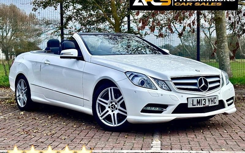 White Used 2013 Mercedes E250 Cabriolet | £7,480 (Fair price) - Image 1/4
