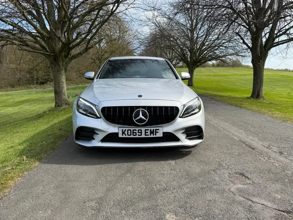 Used Mercedes C300 AMG line 2020 Silver Sedan
