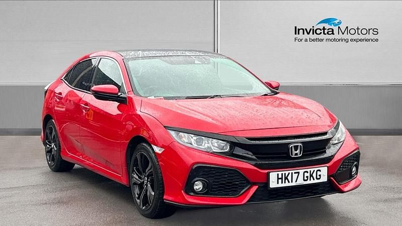 Used Honda Civic EX 129 HP (94 kW) 2017 Red Hatchback