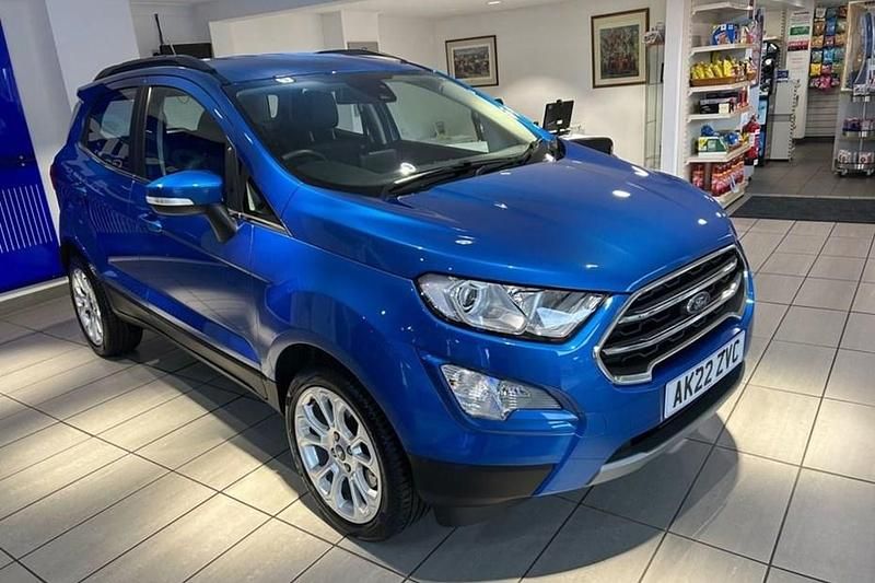 Blue Used 2022 Ford Ecosport Titanium SUV | £13,395 (Fair price) - Image 1/1