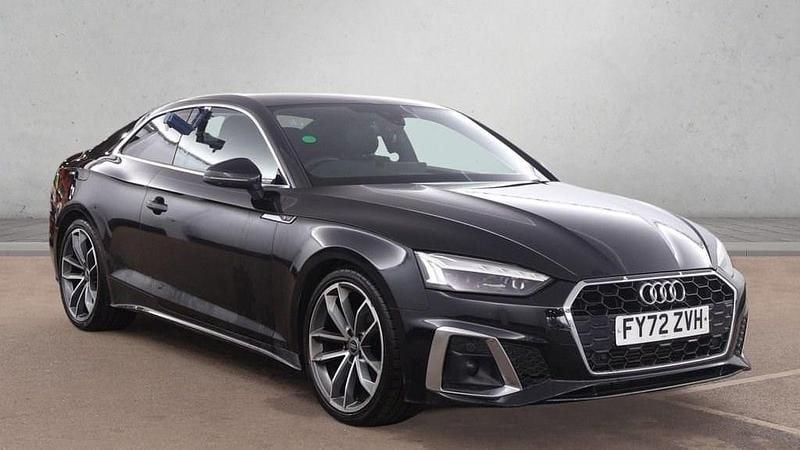 Used Audi A5 S-Line 150 HP (110 kW) 2022 Black Coupe