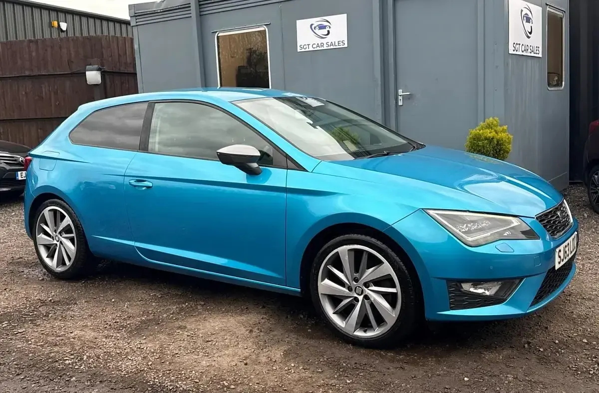 Used Seat Leon FR Sport 180 HP (132 kW) 2013 Blue Coupe