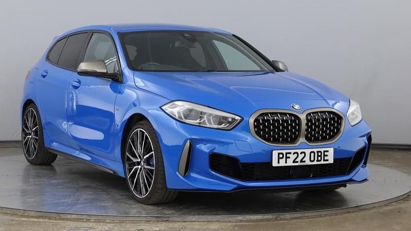 Blue Used 2022 BMW M135 Shadowline Hatchback | £27,890 (Fair price) - Image 1/4