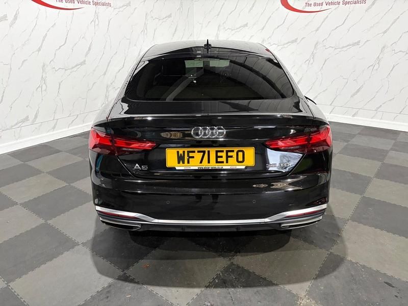 Used Audi A5 Sportback S-Line 163 HP (119 kW) 2021 Black Hatchback