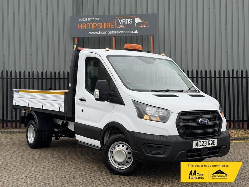 Used Ford Transit S 130 HP (95 kW) 2023 White Cabriolet