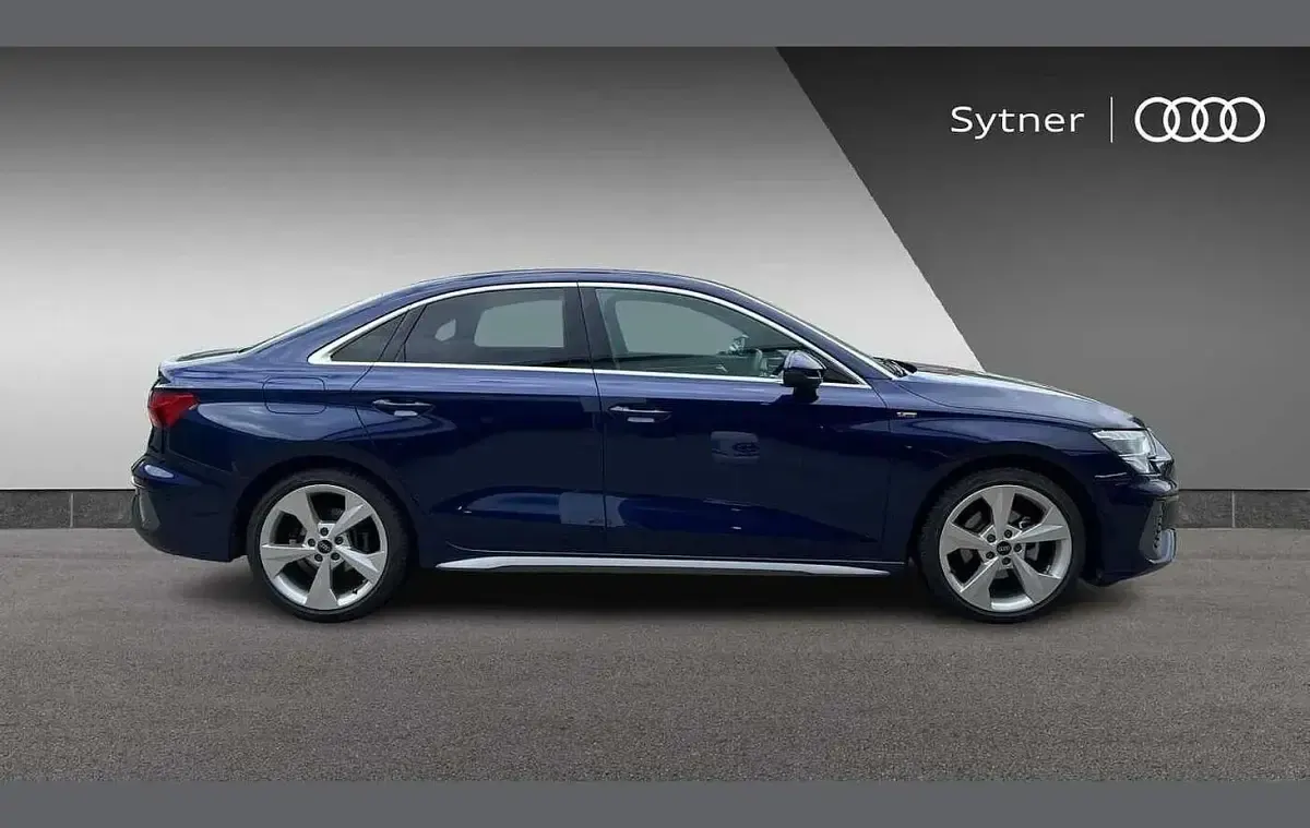 Used Audi A3 S-Line 147 HP (108 kW) 2023 Blue Sedan