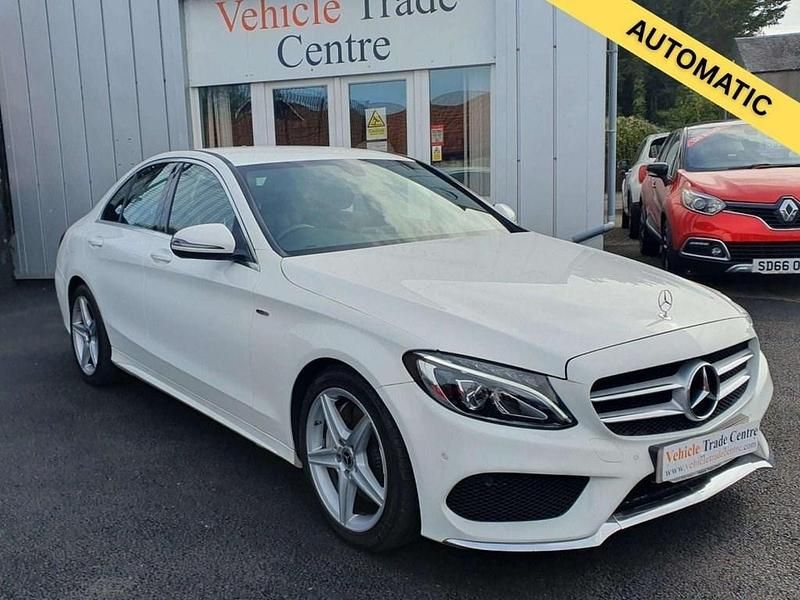 White Used 2017 Mercedes C250 AMG line Sedan | £12,995 (Super price) - Image 1/4