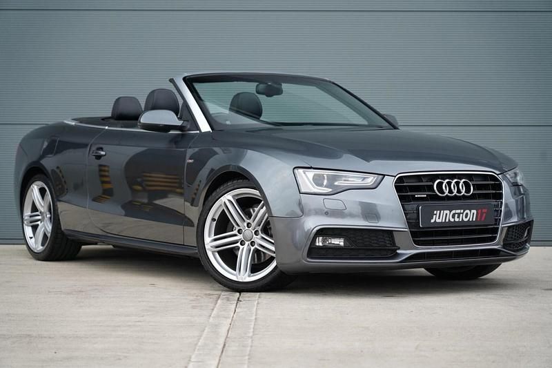 Grey Used 2014 Audi A5 Cabriolet S-Line Cabriolet | £7,975 (Fair price) - Image 1/3