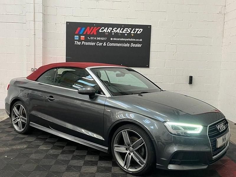 Used Audi A3 Cabriolet S-Line 150 HP (110 kW) 2018 Grey Cabriolet