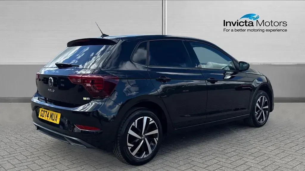 Used VW Polo Match 95 HP (69 kW) 2025 Black magic pearl metallic Hatchback