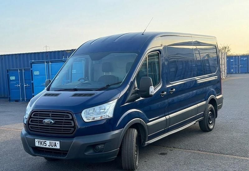 Used Ford Transit 125 HP (91 kW) 2015 Blue Van