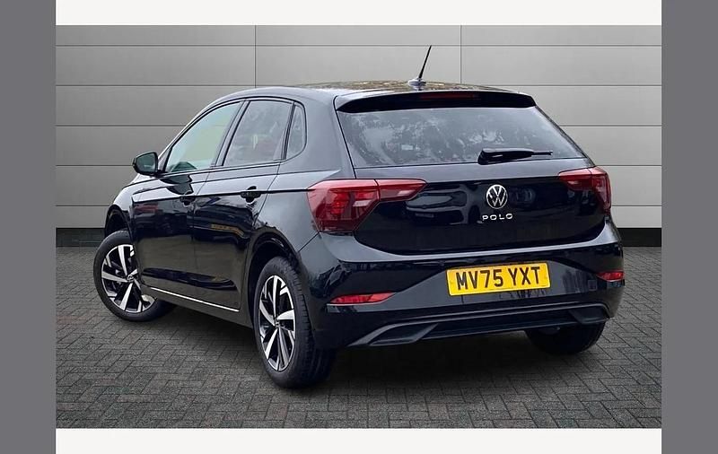 New VW Polo Match 95 HP (69 kW) 2025 Black Hatchback