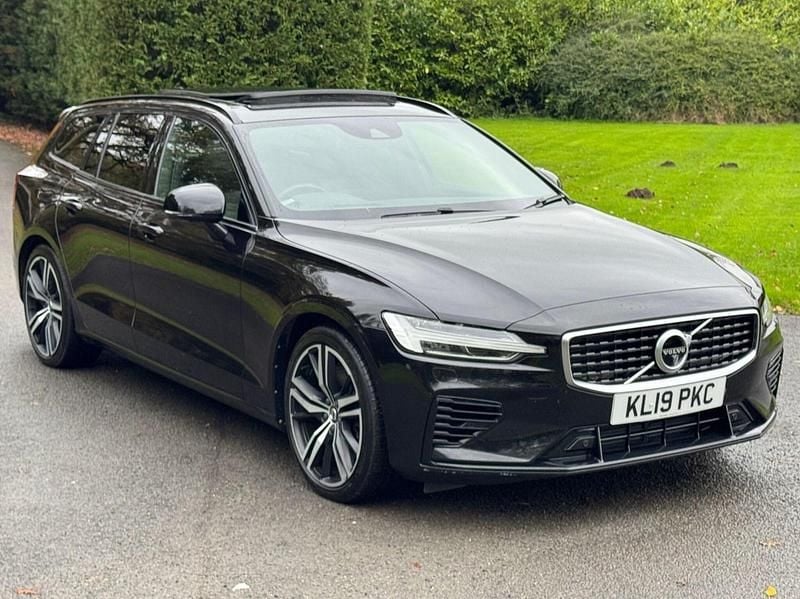 Black Used 2019 Volvo V60 R-Design Estate | £19,990 (A bit pricey) - Image 1/4