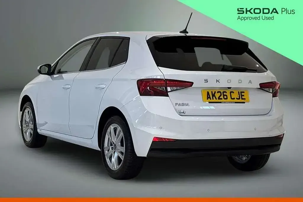 New Skoda Fabia SE L 113 HP (83 kW) 2026 Moon white metallic Hatchback