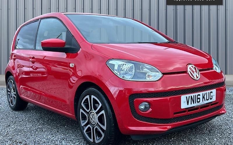 Used VW up! high up! 75 HP (55 kW) 2016 Red Hatchback