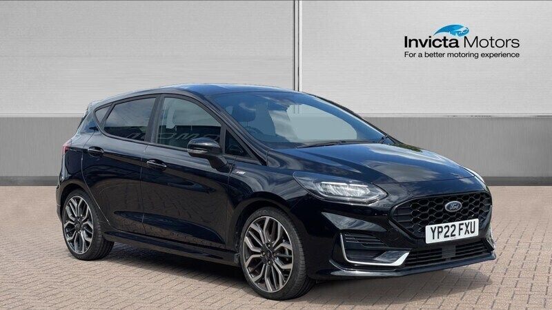 Black Used 2022 Ford Fiesta ST-Line Hatchback | £16,800 (Expensive) - Image 1/4