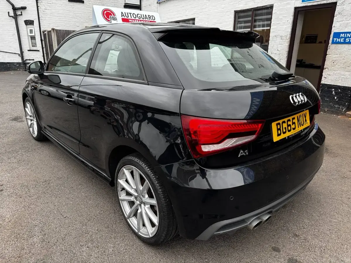 Used Audi A1 S-Line 123 HP (90 kW) 2015 Black Hatchback