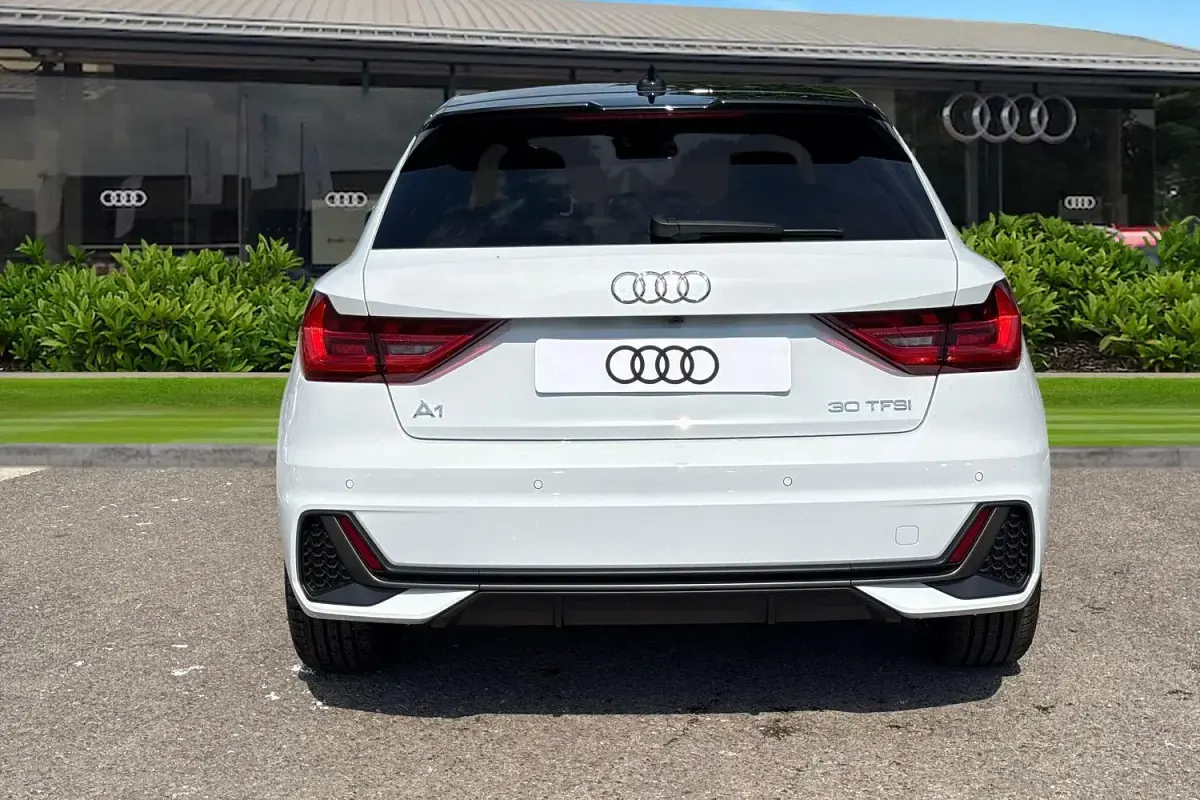 New Audi A1 Sportback S-Line 2026 White Hatchback