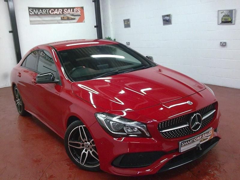 Red Used 2017 Mercedes CLA220 AMG line Sedan | £11,950 (Good price) - Image 1/4