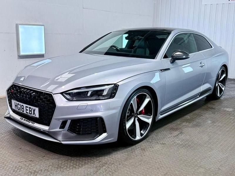 Used Audi RS5 Comfort 450 HP (330 kW) 2018 Silver Coupe