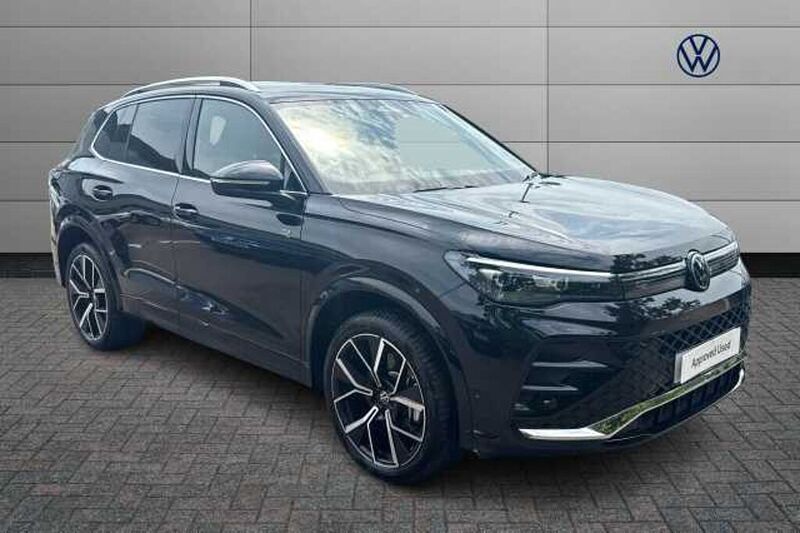 Black Used 2024 VW Tiguan R-line SUV | £34,982 - Image 1/4