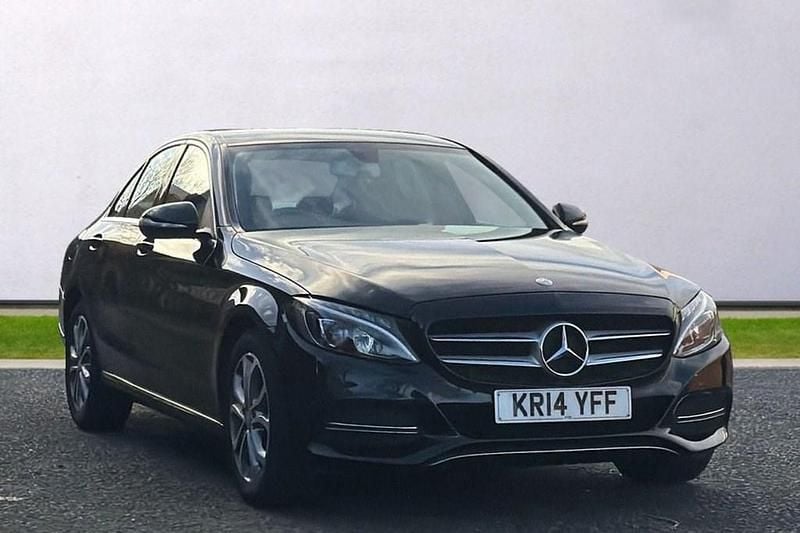 Black Used 2014 Mercedes C200 Sedan | £9,495 (A bit pricey) - Image 1/4