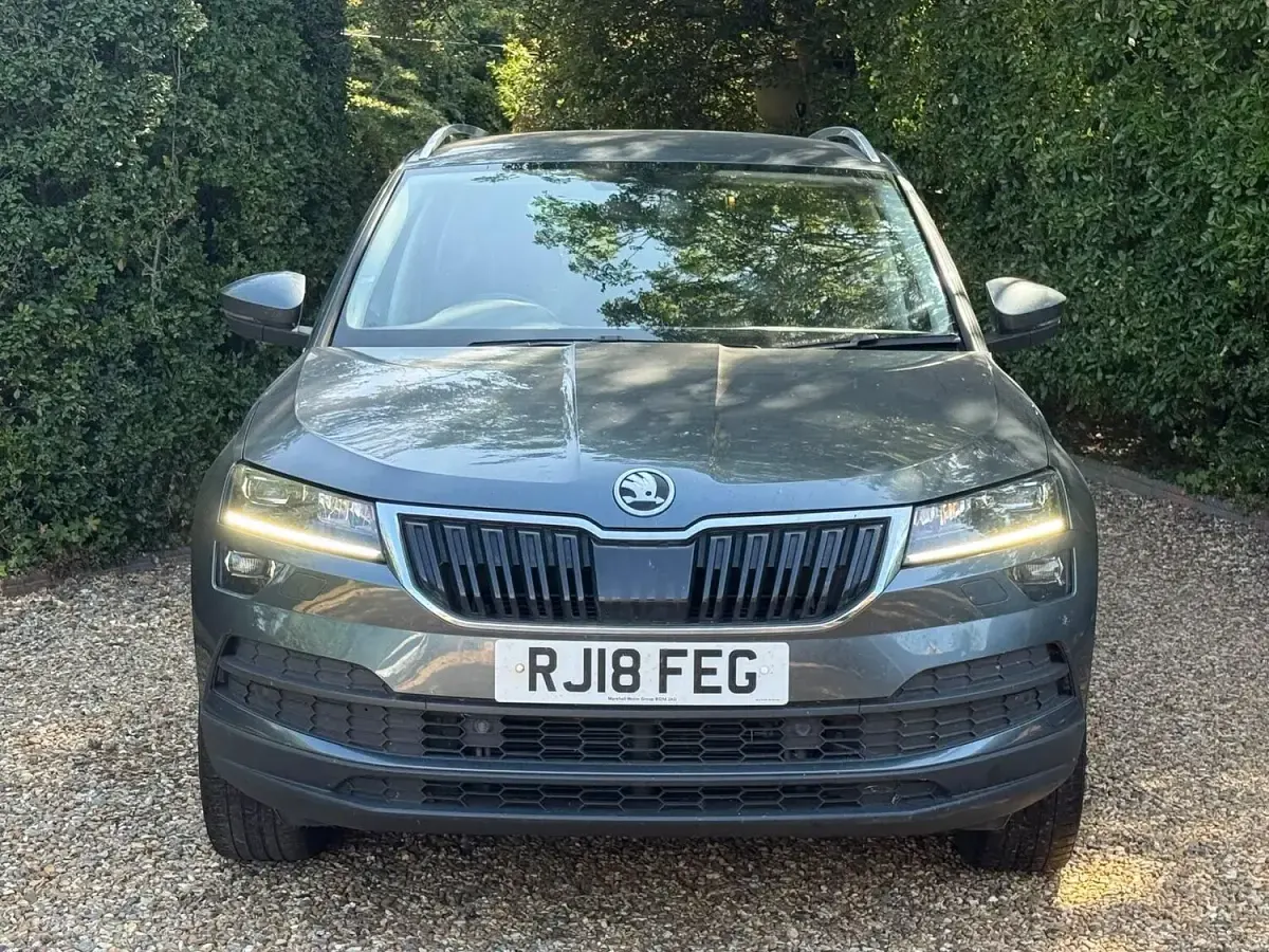 Used Skoda Karoq SE L 115 HP (84 kW) 2018 Grey SUV