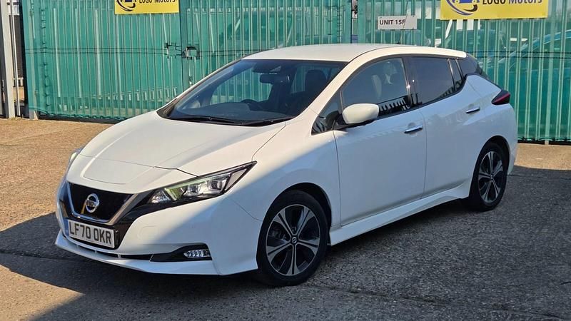 Usado Nissan Leaf Tekna 110 kW (150 HP) 2020 Branco Citadino