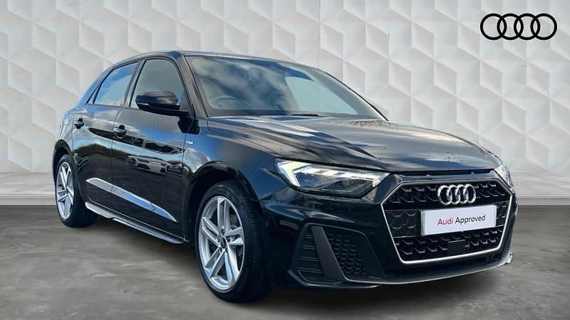 Mythos black Used 2022 Audi A1 S-Line Hatchback | £18,376 (Fair price) - Image 1/4