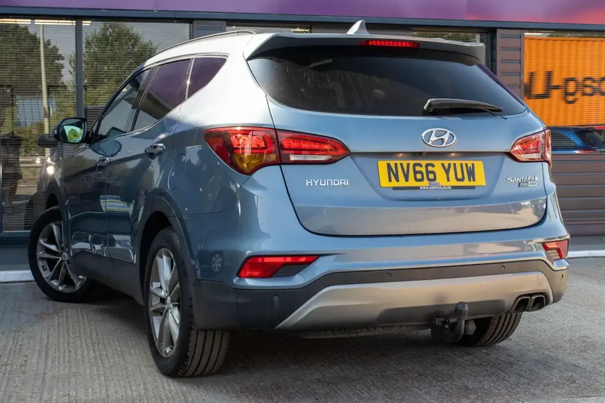 Used Hyundai Santa Fe Premium SE 200 HP (147 kW) 2017 Blue SUV