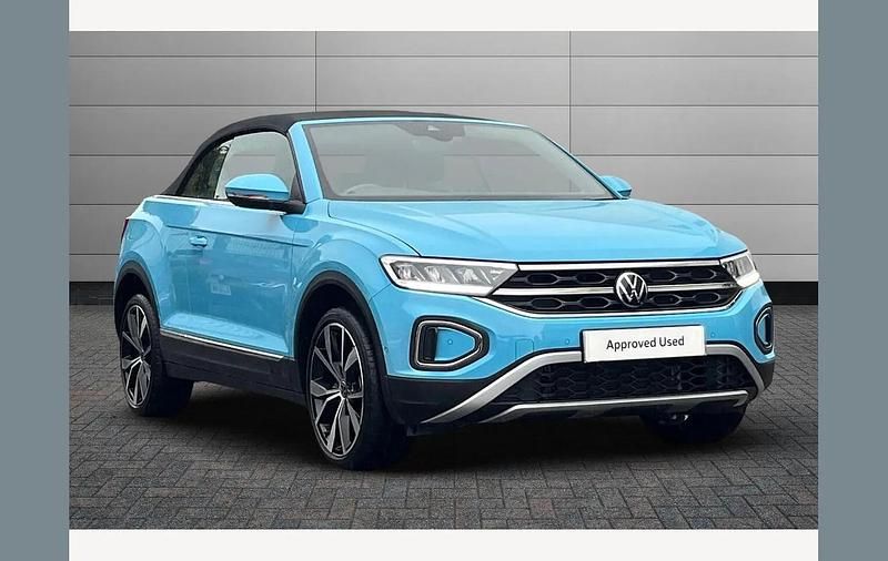 Blue Used 2023 VW T-Roc Cabriolet Style Cabriolet | £23,495 (Fair price) - Image 1/3
