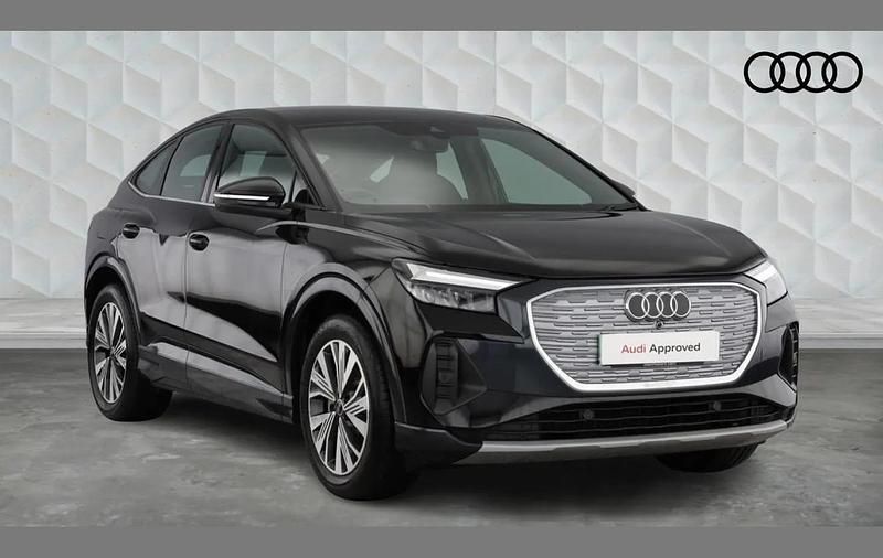 Black Used 2024 Audi Q4 Sportback e-tron Sport SUV | £32,100 (Super price) - Image 1/4