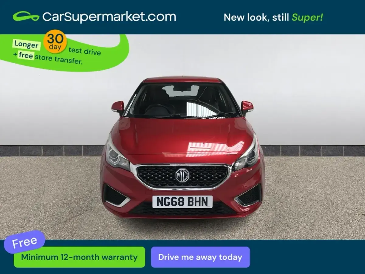 Usado MG MG3 Exclusive 106 HP (77 kW) 2018 Vermelho Citadino