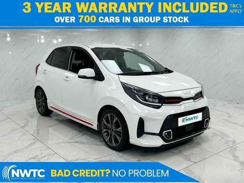 White Used 2022 Kia Picanto GT-Line Hatchback | £10,695 (Fair price) - Image 1/2