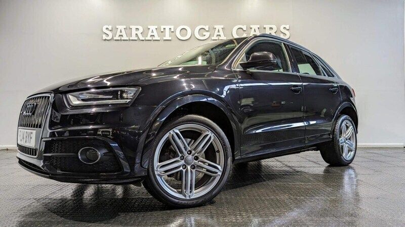 Black Used 2014 Audi Q3 S-Line SUV | £11,495 (Good price) - Image 1/4
