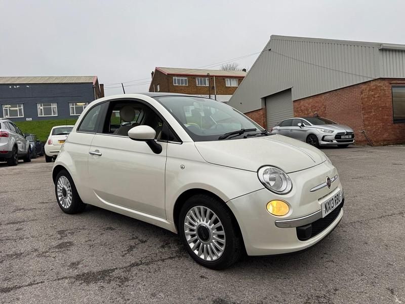 Used Fiat 500 Lounge 69 HP (50 kW) 2013 White Hatchback