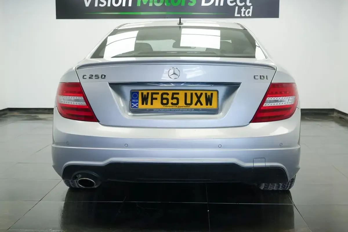 Used Mercedes C250 Sport Edition 2015 Silver Coupe